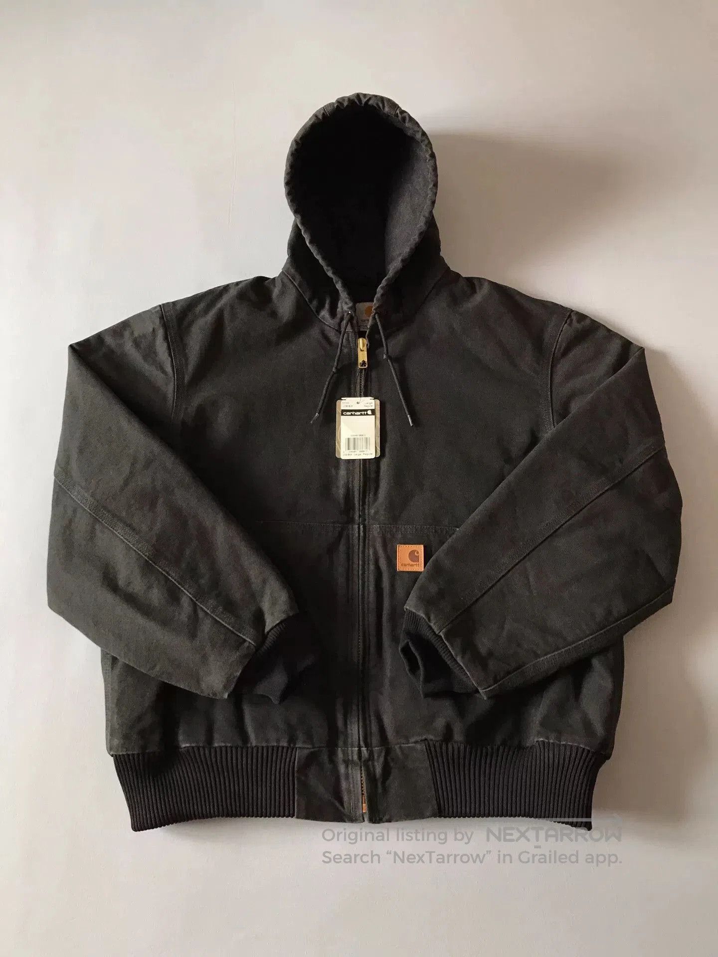 Carhartt Carhartt J130 Hooded Work Jacket. Size US L / EU 52-54 / 3 - 1 Thumbnail