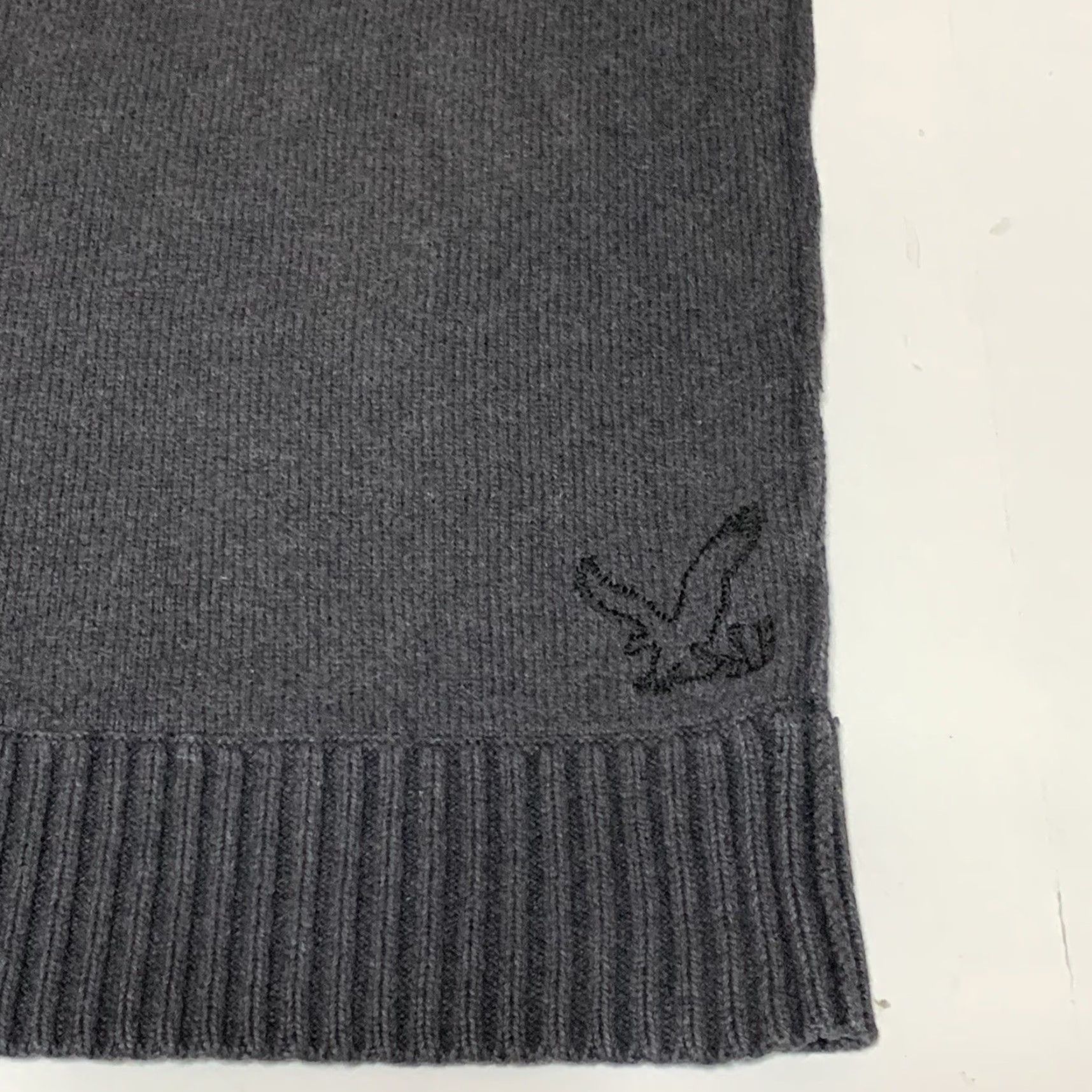 American Eagle Outfitters American Eagle Outfitters Sweater Mens XL Gray 1/4 Zip 100% Cotton Pullover Mock Neck Size US XL / EU 56 / 4 - 7 Thumbnail