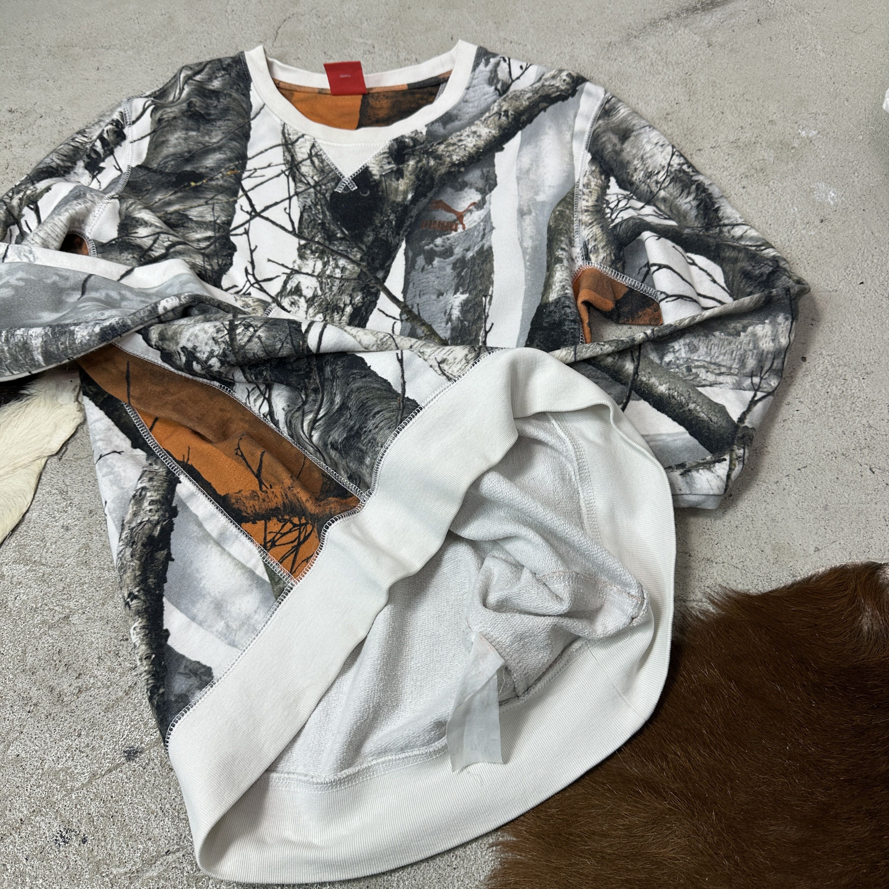 Puma Vintage Puma Sample Forest Camo Sweatshirt Y2K Size US M / EU 48-50 / 2 - 5 Thumbnail