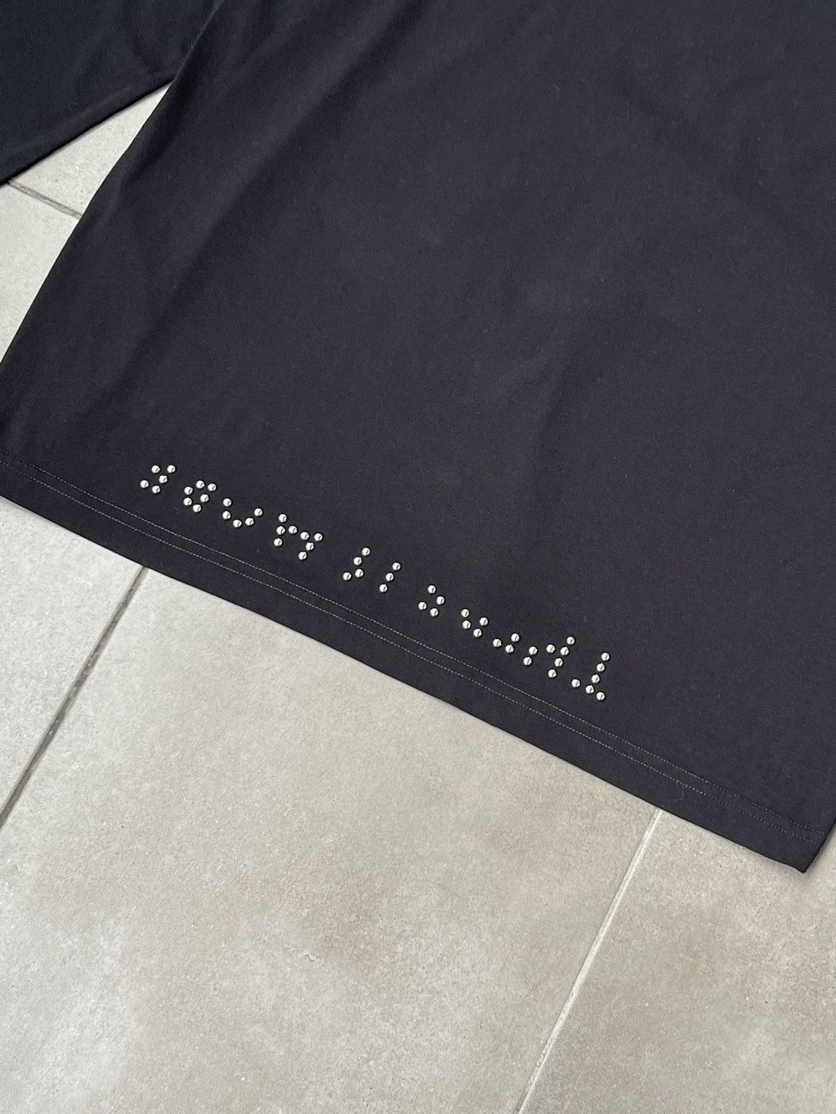 Maison Margiela !DS! SS22 Maison Margiela Studded Black Longsleeve T-Shirt Size US M / EU 48-50 / 2 - 18 Thumbnail