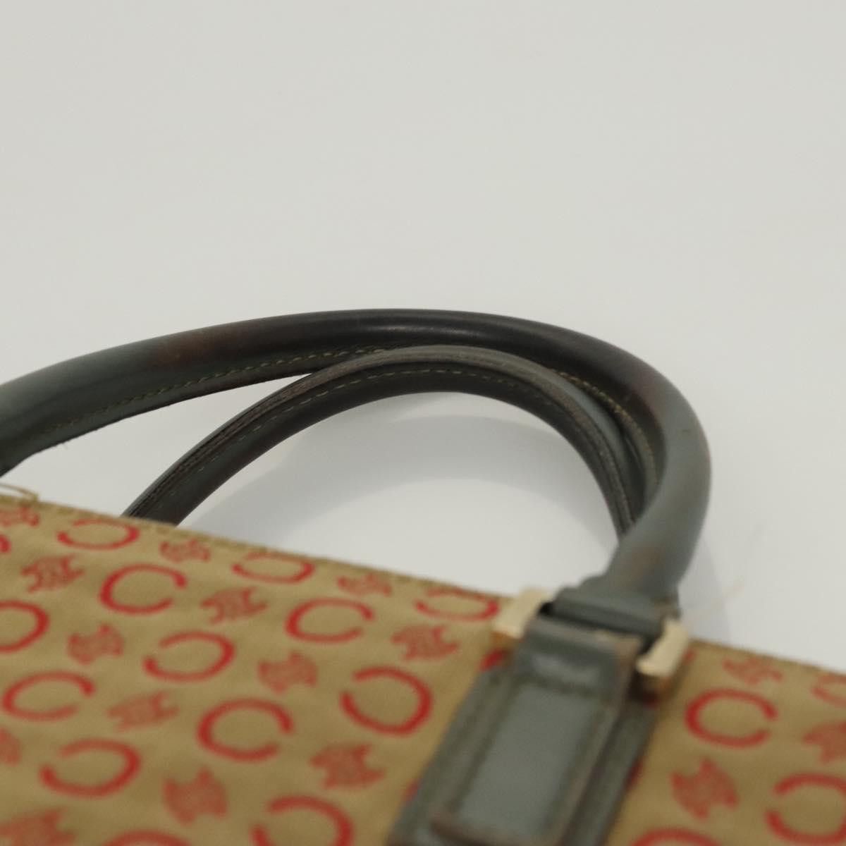 Celine CELINE C Macadam Canvas Hand Bag Beige Gold Size ONE SIZE - 8 Thumbnail