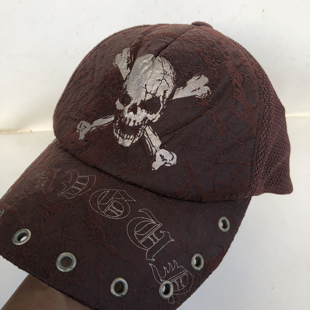 Hysteric Glamour STUDDED SKUL JAPANESE CAP Size ONE SIZE - 2 Thumbnail