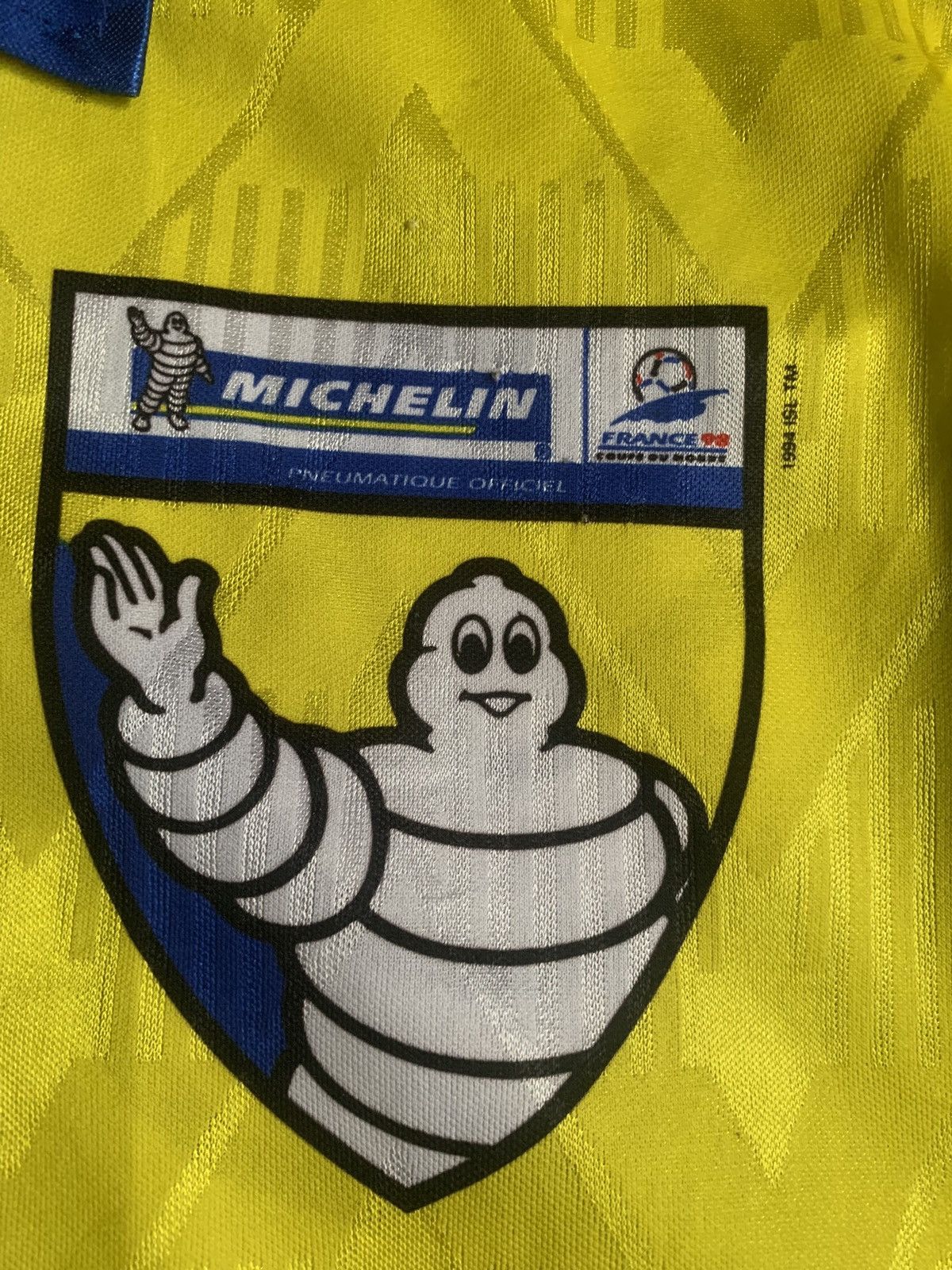 Gear for Sports Vintage 90s 1994 Michelin World Cup France 98 Olympic Jersey Size US XL / EU 56 / 4 - 3 Thumbnail