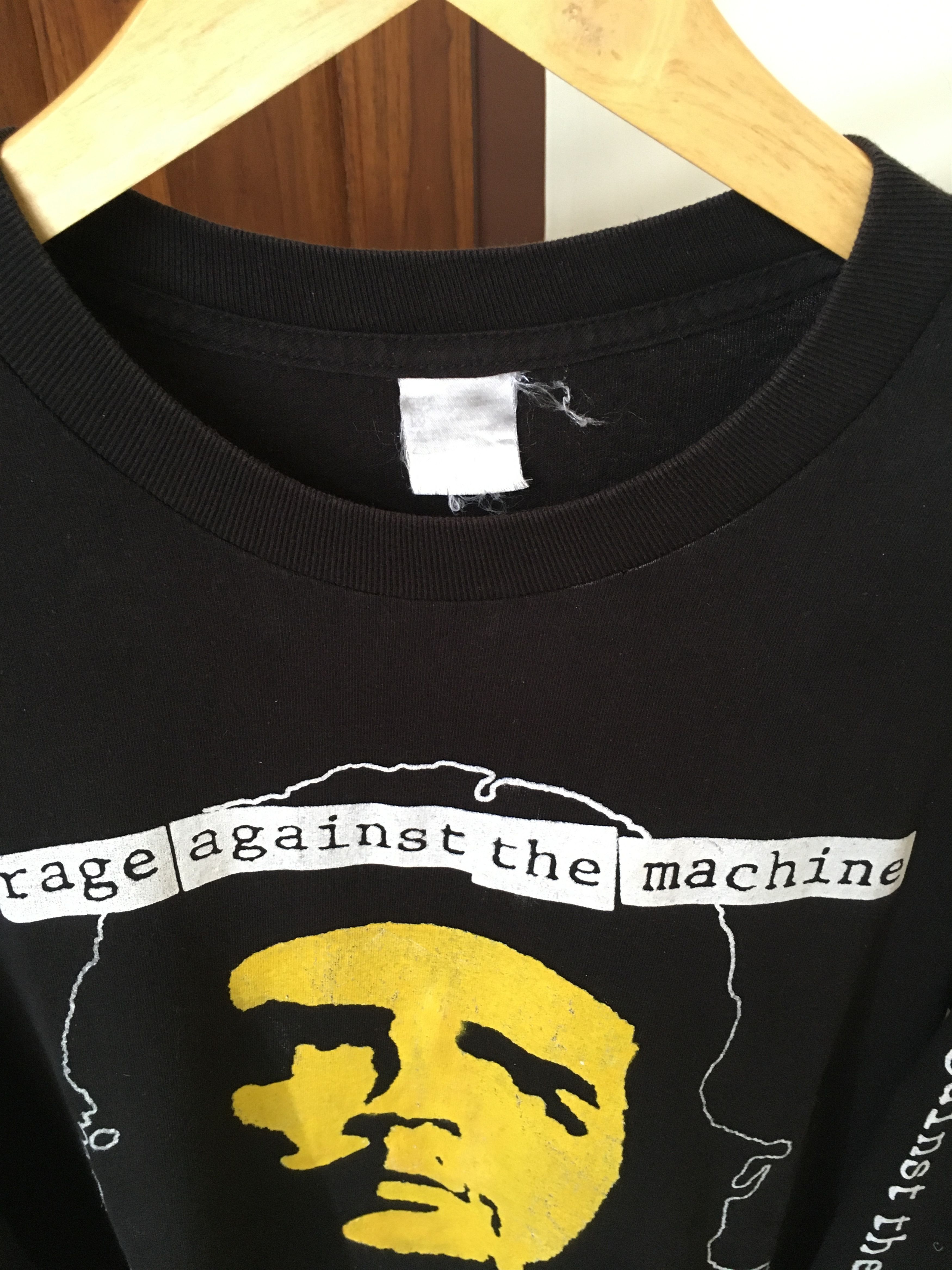 Vintage Rage Against The Manchin Long Sleeve Vintage Shirt Size US L / EU 52-54 / 3 - 5 Thumbnail