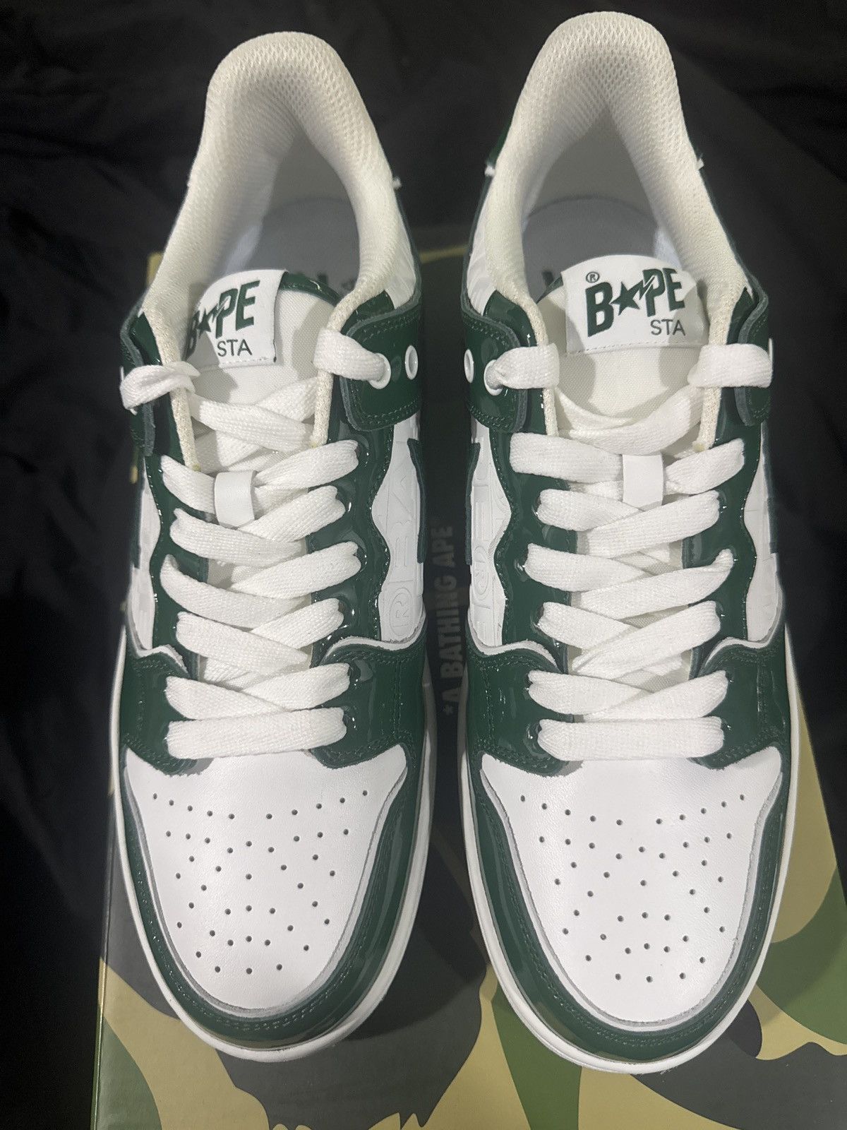 Bape Bape sk8sta green Size US 11 / EU 44 - 2 Thumbnail