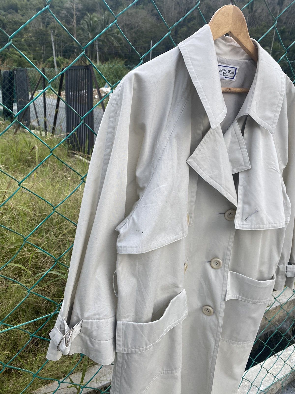 Yves Saint Laurent Yves Saint Laurent trench coat Size L / US 10 / IT 46 - 5 Thumbnail