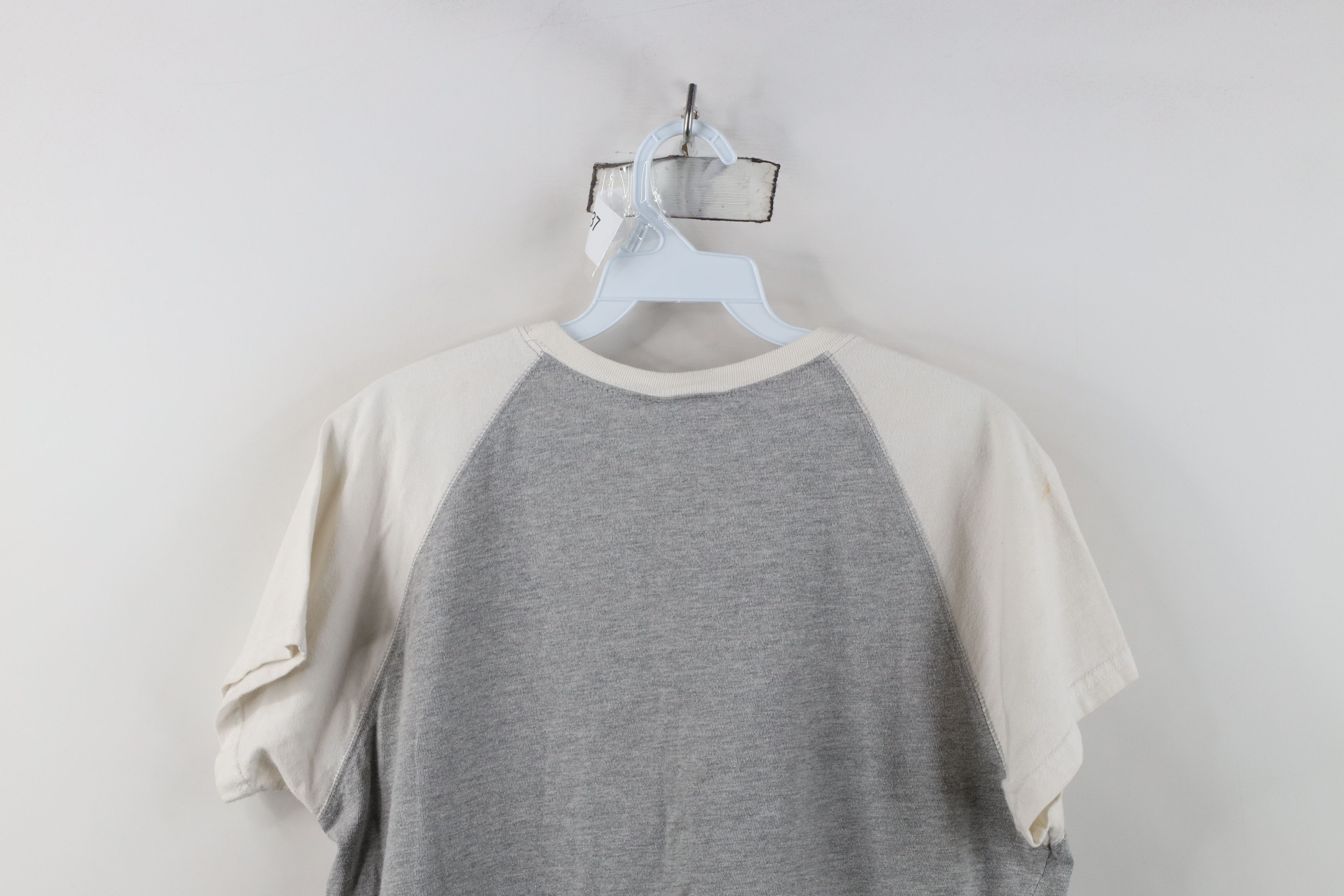 Nike Vintage Y2K Nike Scott Center Swoosh Crop Raglan T-Shirt Size L / US 10 / IT 46 - 13 Thumbnail