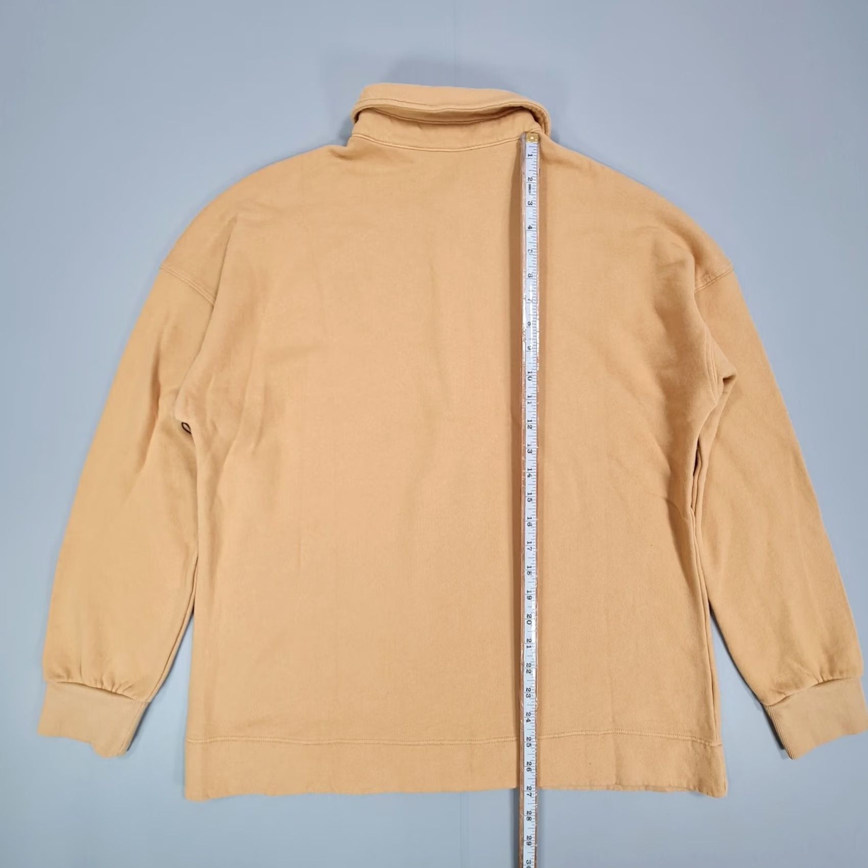 Velvet Velvet by Graham & Spencer Sweatshirt Women's Henley Collared Cotton Gold Medium Denny Top Size M / US 6-8 / IT 42-44 - 6 Thumbnail