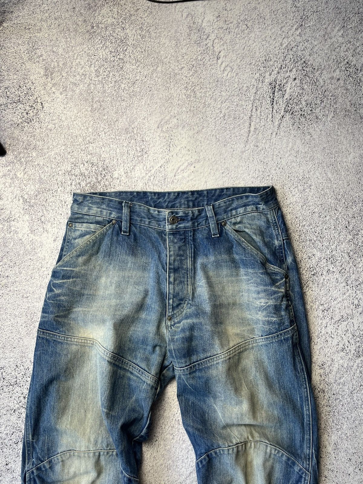 G-Star Vintage G Star Raw Cargo Denim Pants Avant Garde Baggy Size US 34 / EU 50 - 2 Thumbnail