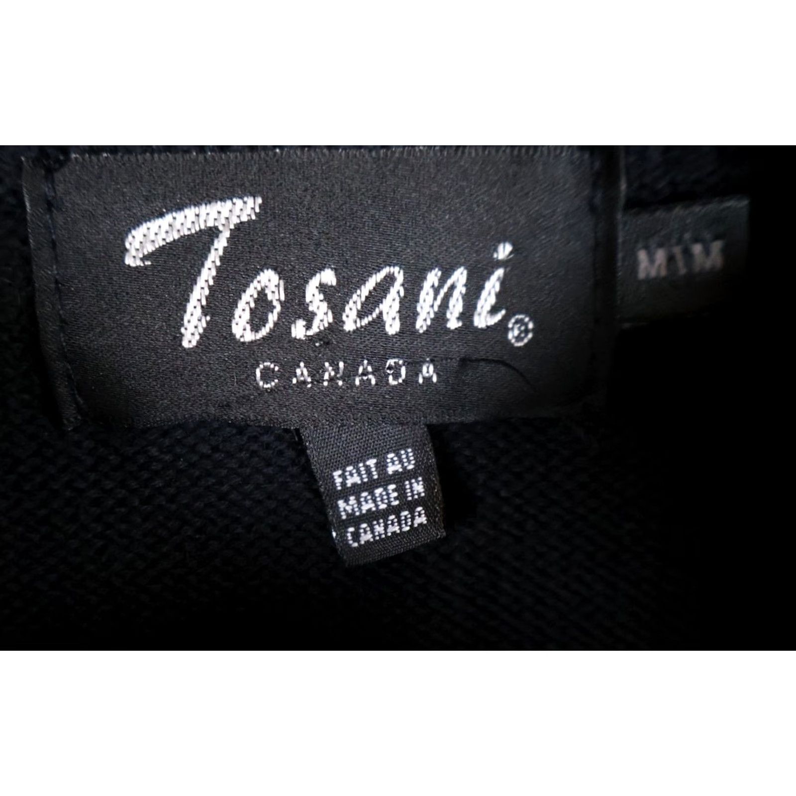 Vintage VINTAGE Tosani Sweat er Men's Medium Black Red Textured Cotton Knit Diamond Pattern Size US M / EU 48-50 / 2 - 3 Thumbnail