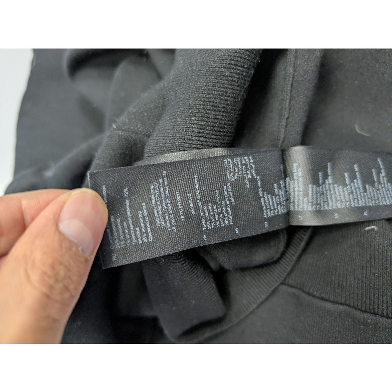 Sandro o1rshd1 CC20 Sandro Hoodie in Black Size US M / EU 48-50 / 2 - 21 Thumbnail