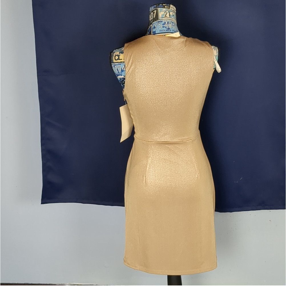 Boston Proper Boston proper gold shimmer knot dress size 2 Size XS / US 0-2 / IT 36-38 - 3 Thumbnail