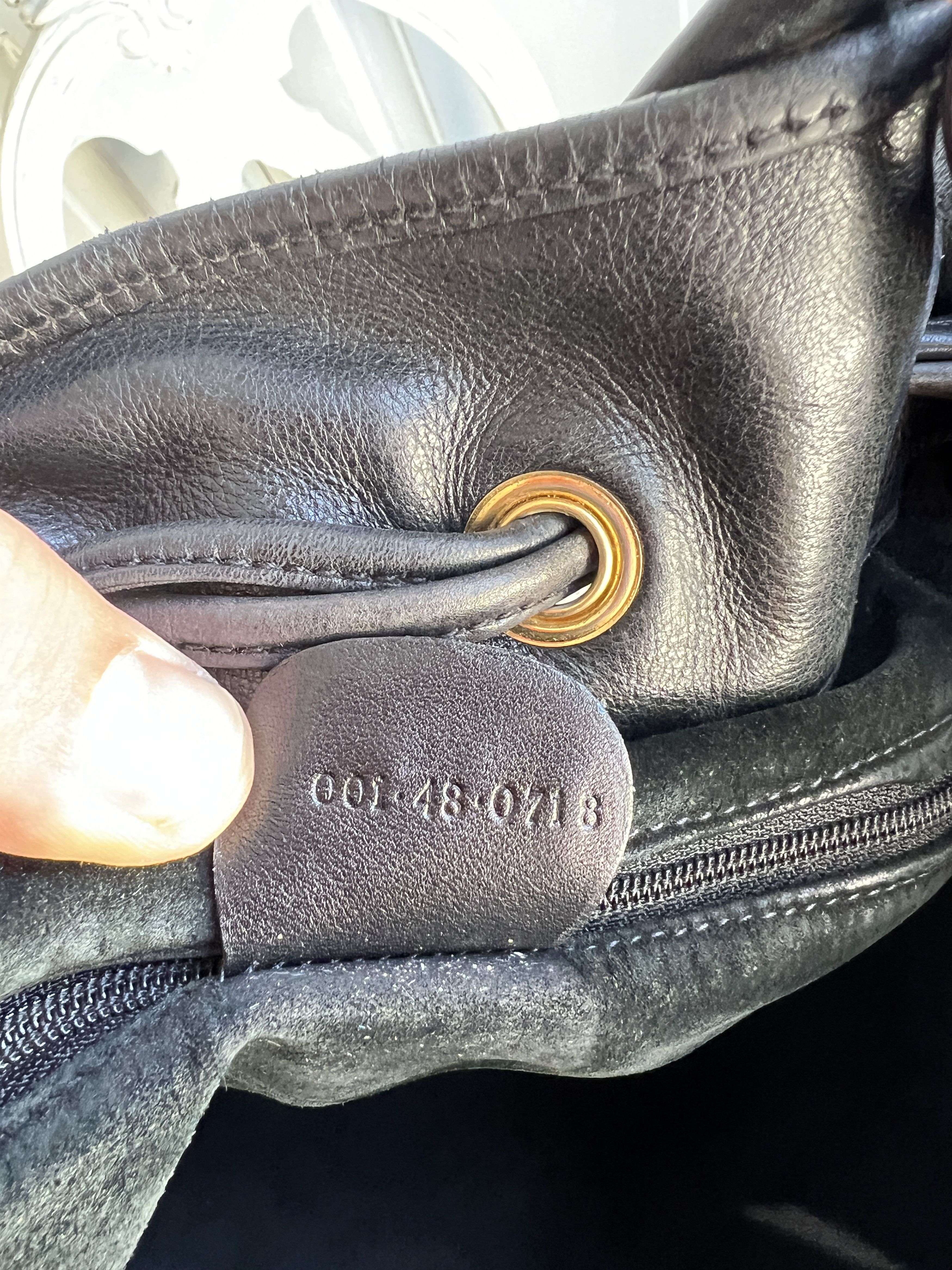 Gucci VINTAGE GUCCI SHOULDER BUCKET BLACK BAG Size ONE SIZE - 11 Thumbnail