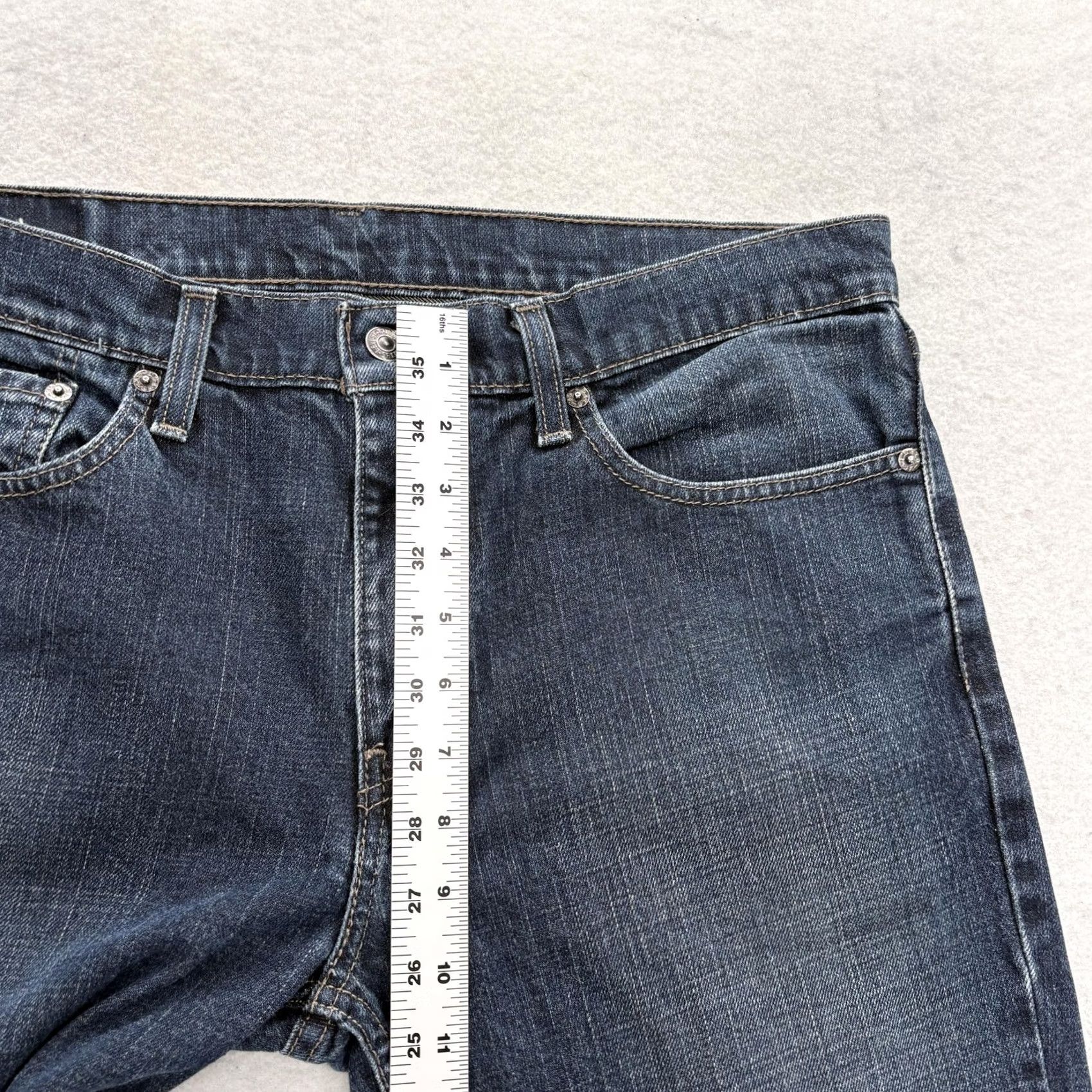 Levi's Levi's 511 Jeans Mens 34x34 Blue Medium Wash Slim Straight Denim Casual Pants Size US 34 / EU 50 - 5 Thumbnail