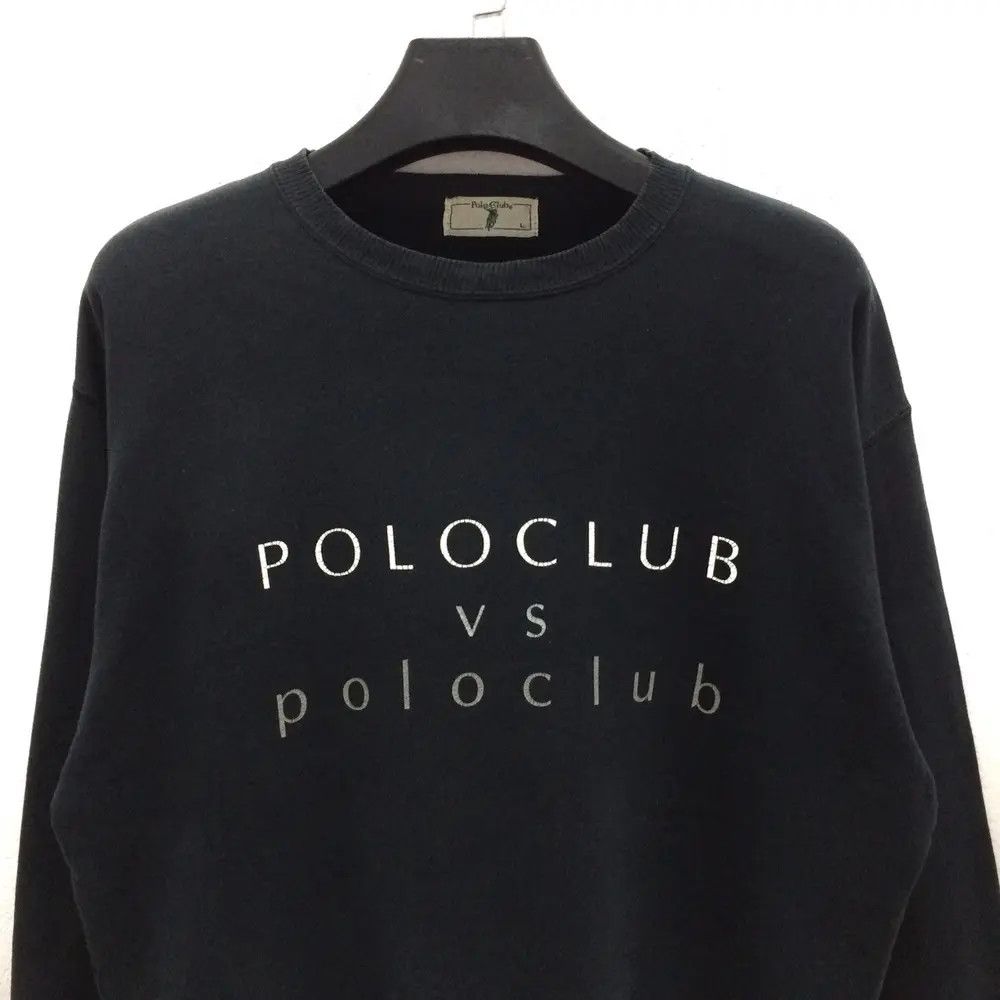 Vintage Vintage POLO CLUB Spell Out Sweatshirt Size US L / EU 52-54 / 3 - 2 Thumbnail