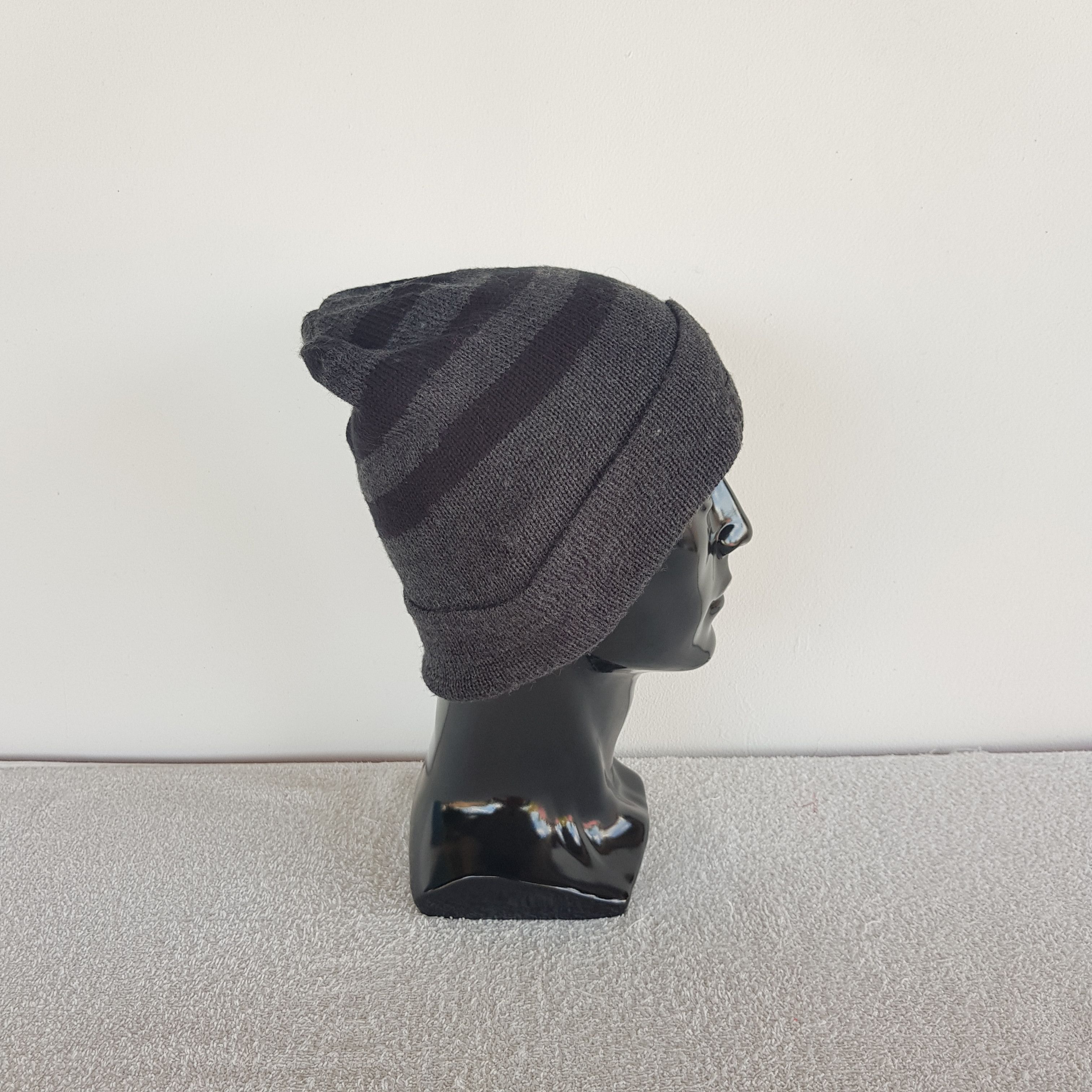Adidas Vintage 90s Adidas Beanie Fair Isle Ribbed Knit Ski Caps Hat Size ONE SIZE - 3 Thumbnail