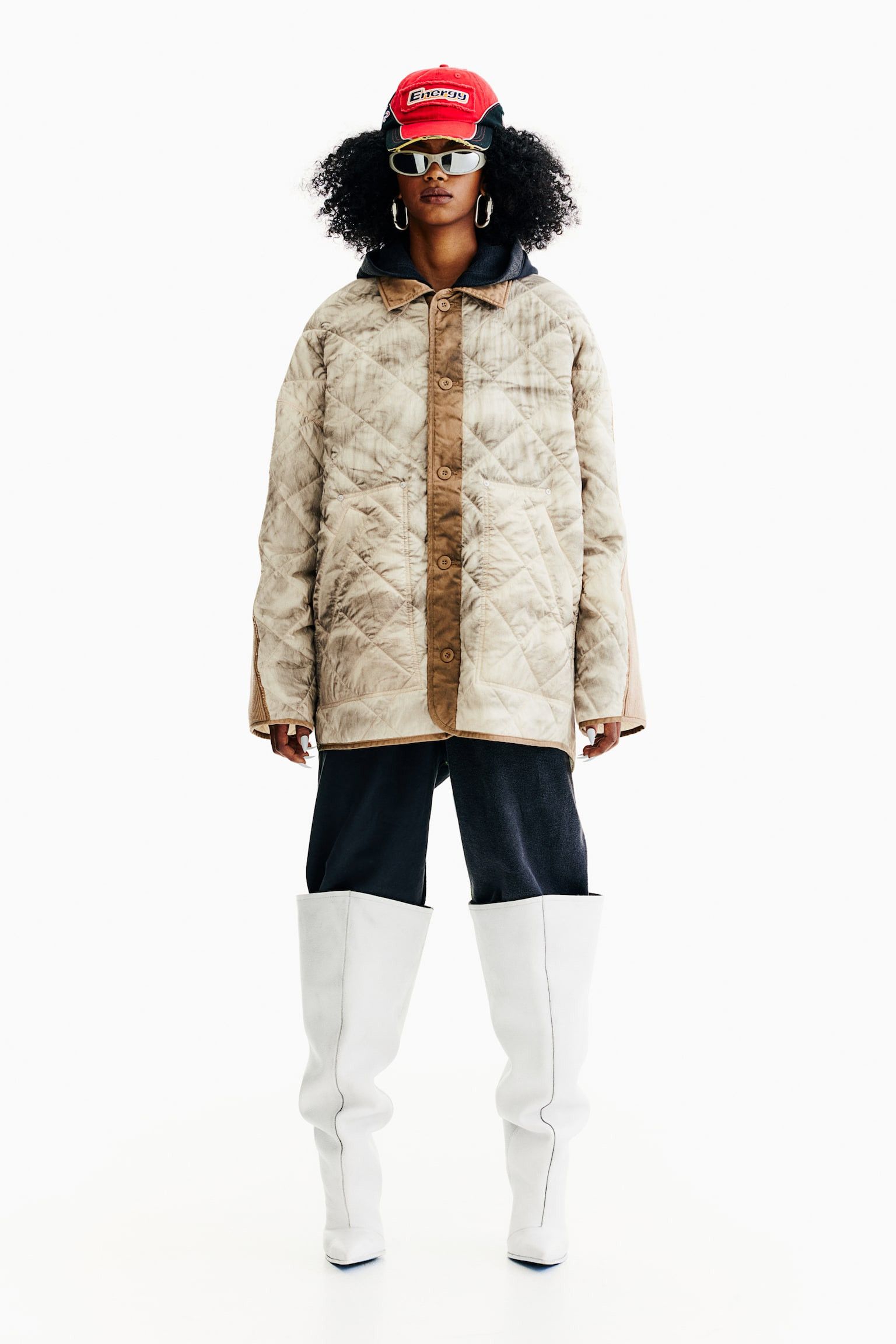 H&M H2 Heron Preston x H&M Vändbar linerjacka Jacket Size L / US 10 / IT 46 - 1 Thumbnail