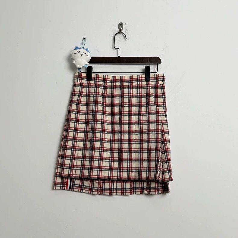 Thom Browne Thom Browne Plaid Pleated Skirt - dmc Size US 31 - 1 Thumbnail