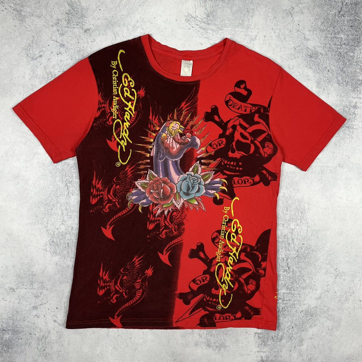Ed Hardy Vintage Ed Hardy Demons y2k Tattoo tee 90’s Size L / US 10 / IT 46 - 6 Thumbnail