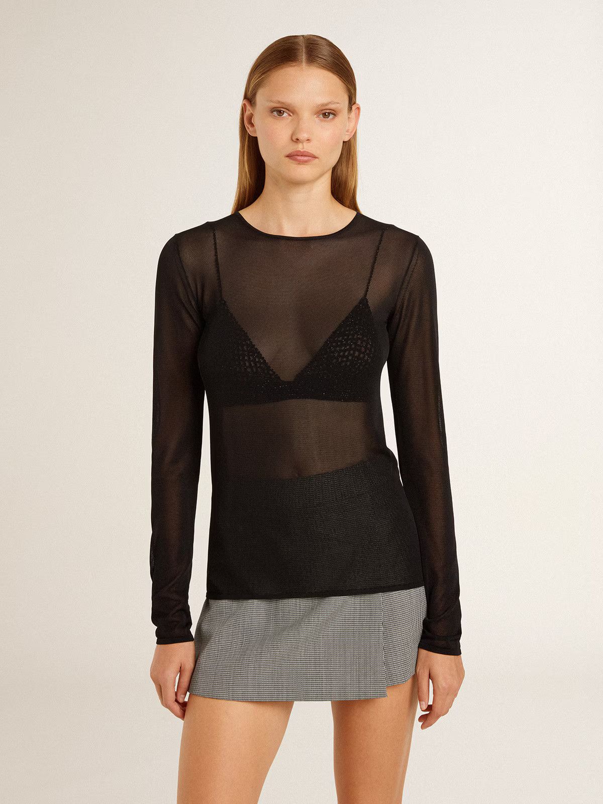 Golden Goose o1s22i1n1224 Slim Fit Crewneck Sweater in Black Size M / US 6-8 / IT 42-44 - 2 Thumbnail