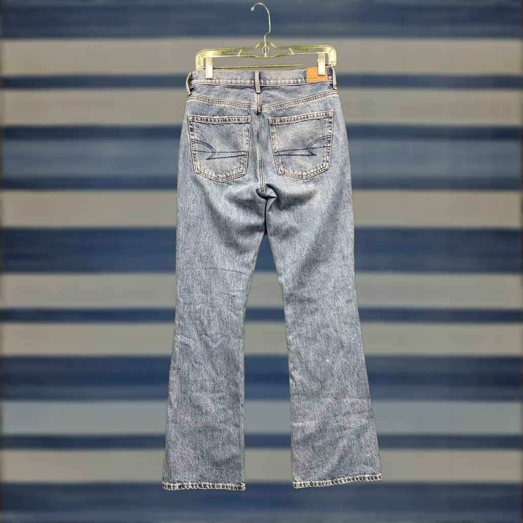 American Eagle Outfitters American Eagle Outfitters Jeans Womens 2 Regular 90s Bootcut Hi-Rise Super Stretch Blue Denim Jeans Womens 90s Bohemian Hipster Mens Girls Size 26" / US 2 / IT 38 - 1 Thumbnail