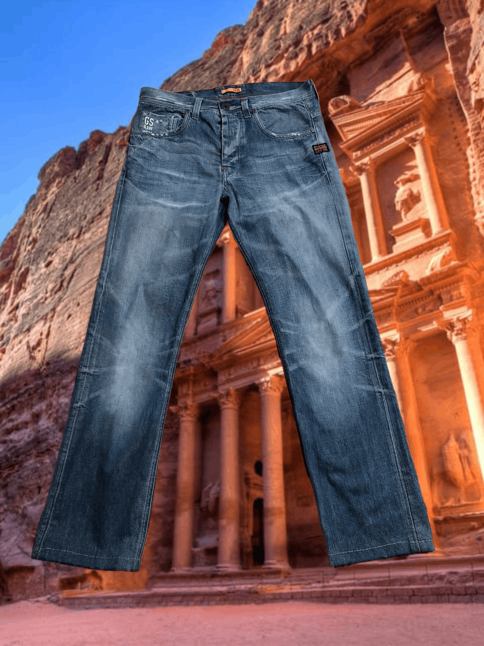 G-Star Vintage distressed jeans Y2K G-Star Raw logo streetwear Size US 30 / EU 46 - 1 Thumbnail
