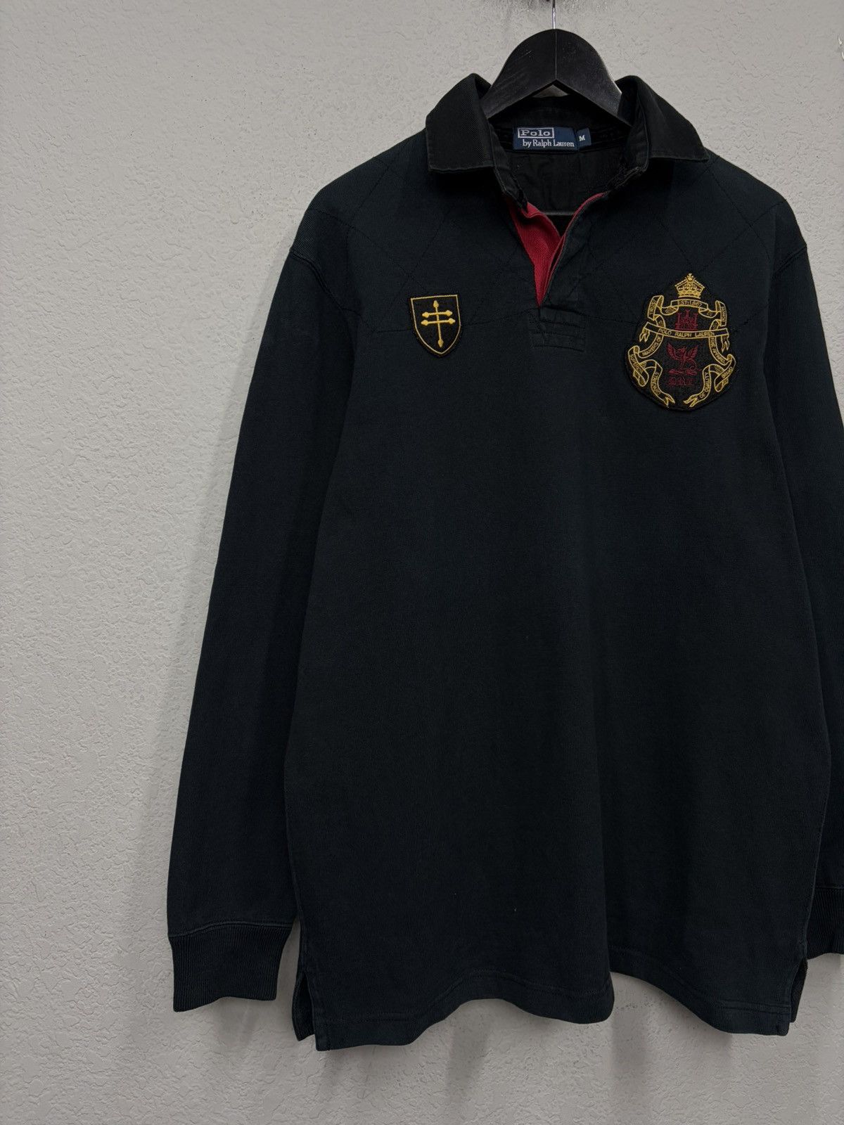 Polo Ralph Lauren Vintage Polo Ralph Lauren Rugby Polo Long Sleeve RRL Drake Size US L / EU 52-54 / 3 - 4 Thumbnail