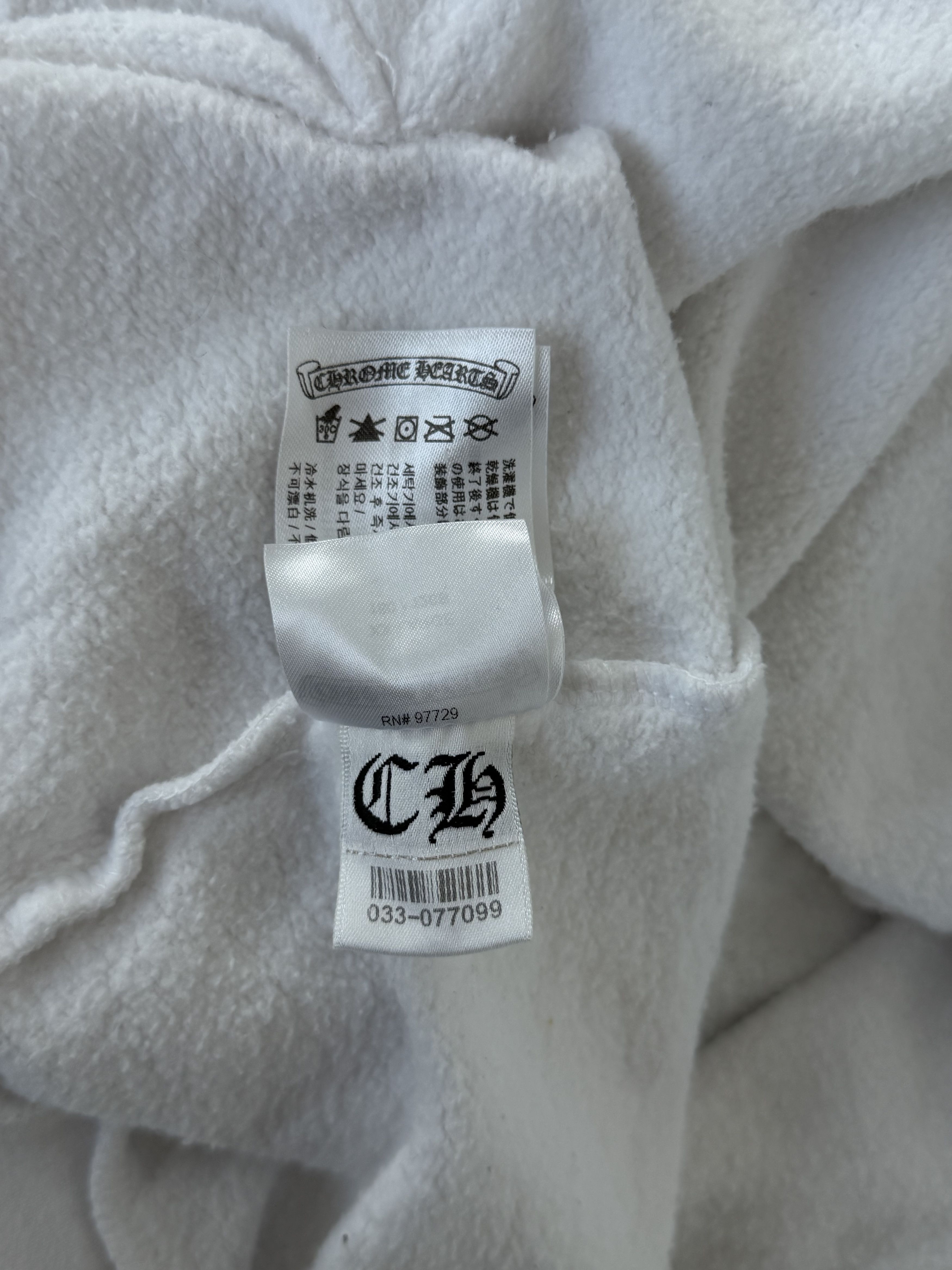 Chrome Hearts Rolling Stones White & Red Horseshoe Logo Hoodie Size US XXL / EU 58 / 5 - 7 Thumbnail