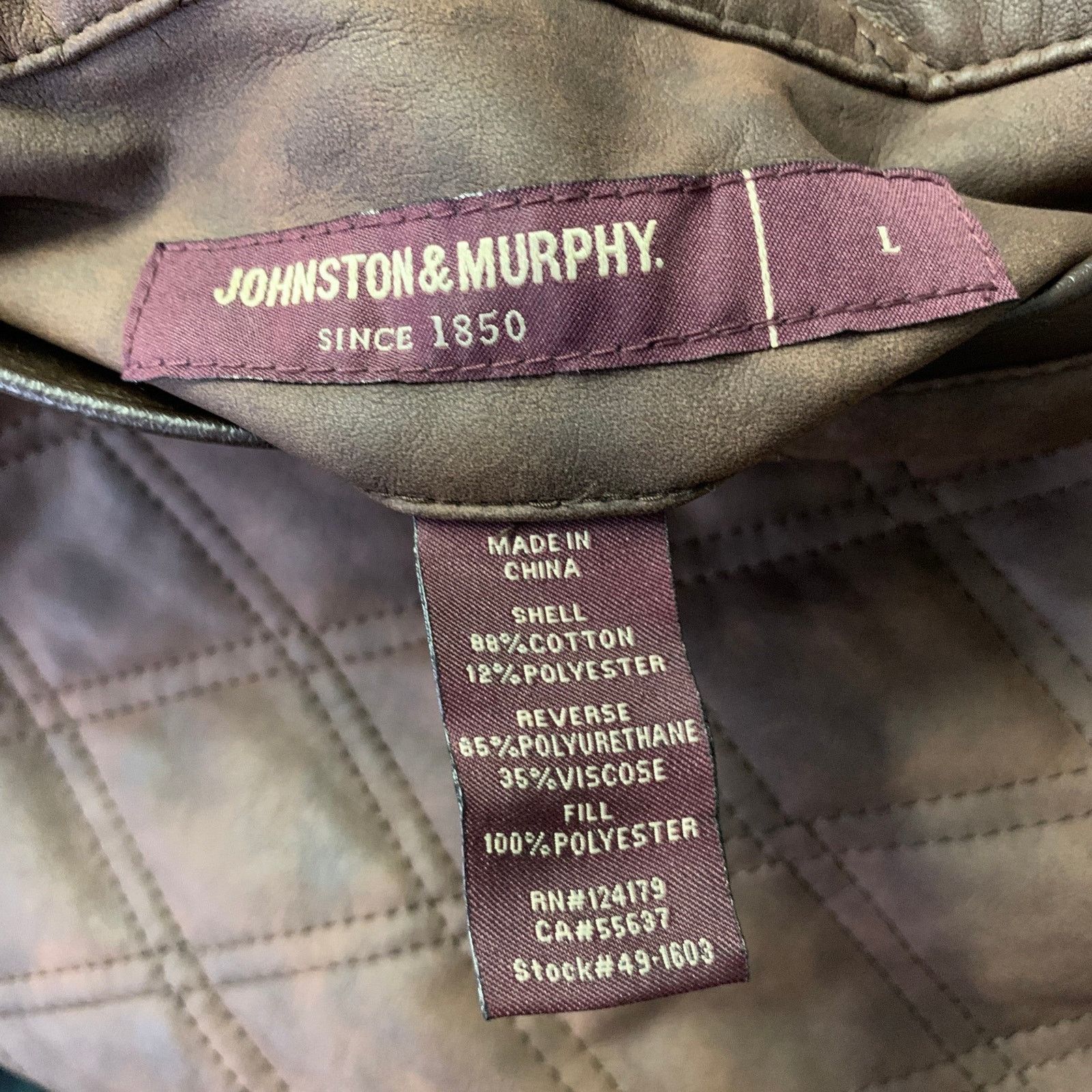 Johnston & Murphy JOHNSTON MURPHY Size L Brown Blue Reversible Vest Size US L / EU 52-54 / 3 - 7 Thumbnail
