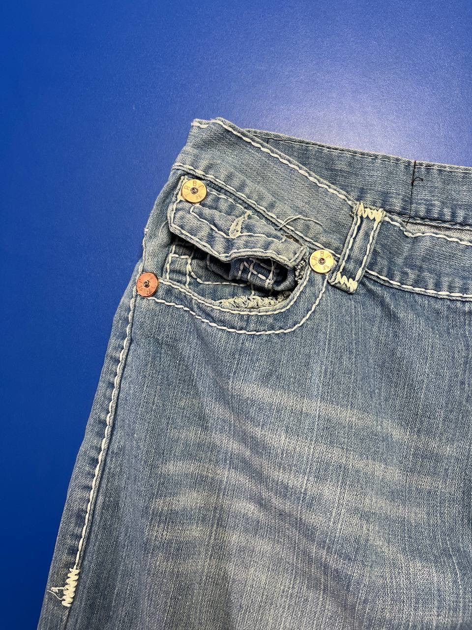 True Religion True Religion Joey Super T Denim Jeans Blue Men’s Size 40 Size US 40 / EU 56 - 7 Thumbnail