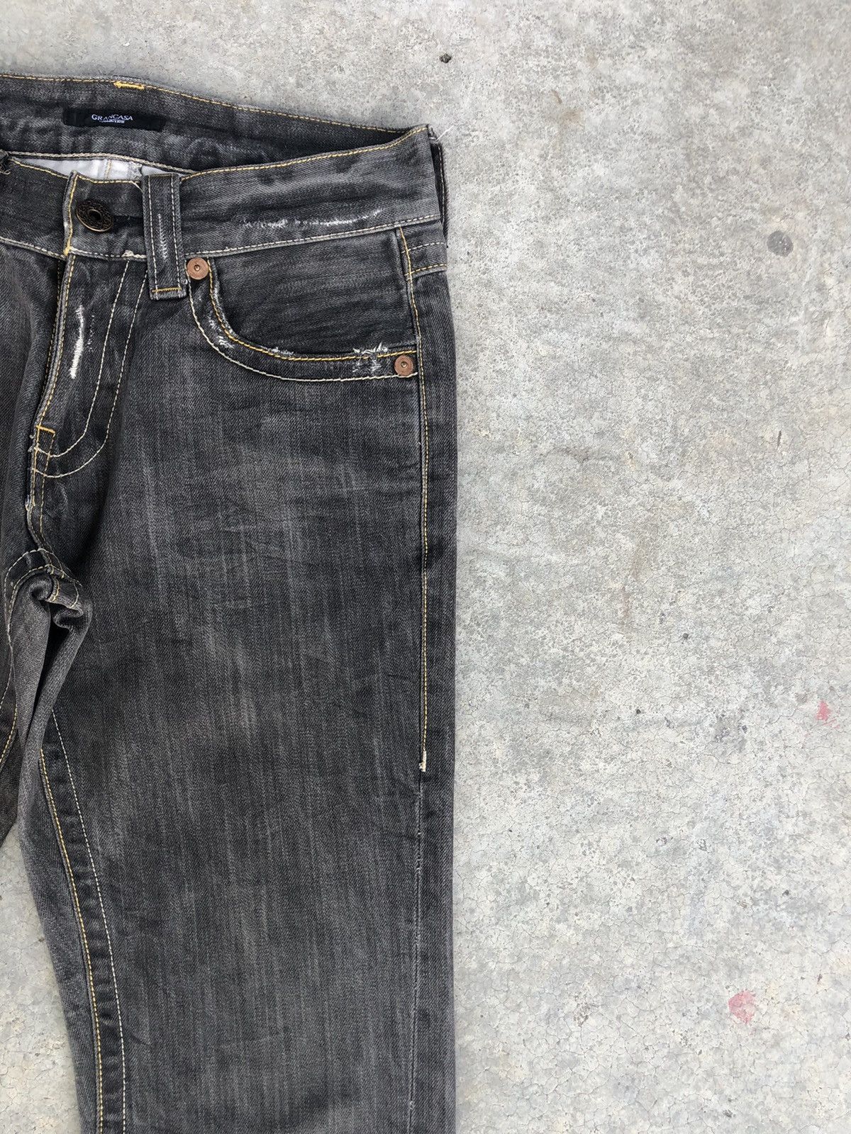 Japanese Brand Japanese Grancasa Flared Jeans Distressed Jeans Size US 31 - 5 Thumbnail