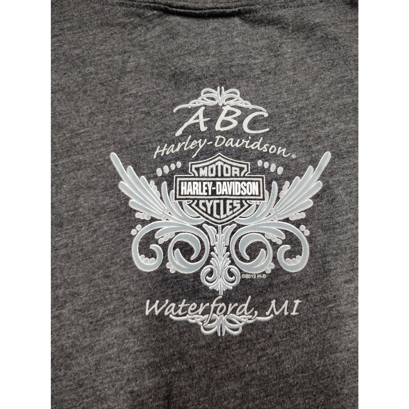 Harley Davidson Harley-Davidson Gray Tee with Subtle Orange Logo Size S / US 4 / IT 40 - 6 Thumbnail