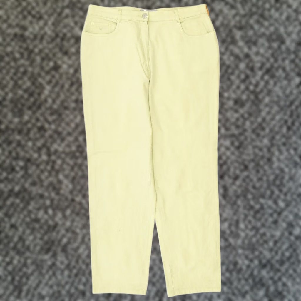 Vintage VUNIC Womens Tapered Casual Trousers Green Medium W32 L28 Classic Size 32" / US 10 / IT 46 - 1 Thumbnail