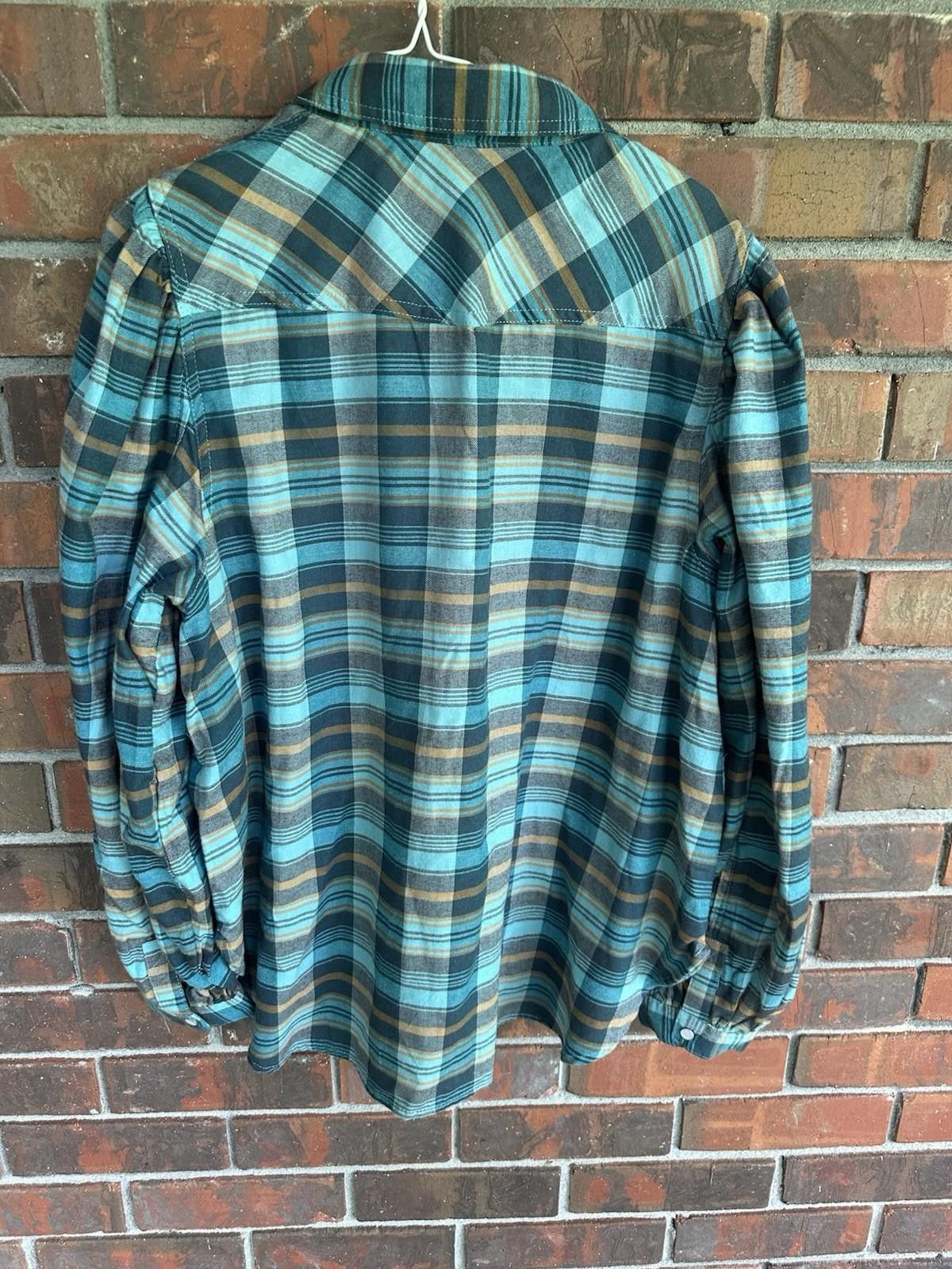 Cartoon Network Women's Catos Shirt XL 100 Cotton Plaid Button-down Size XL / US 12-14 / IT 48-50 - 4 Thumbnail