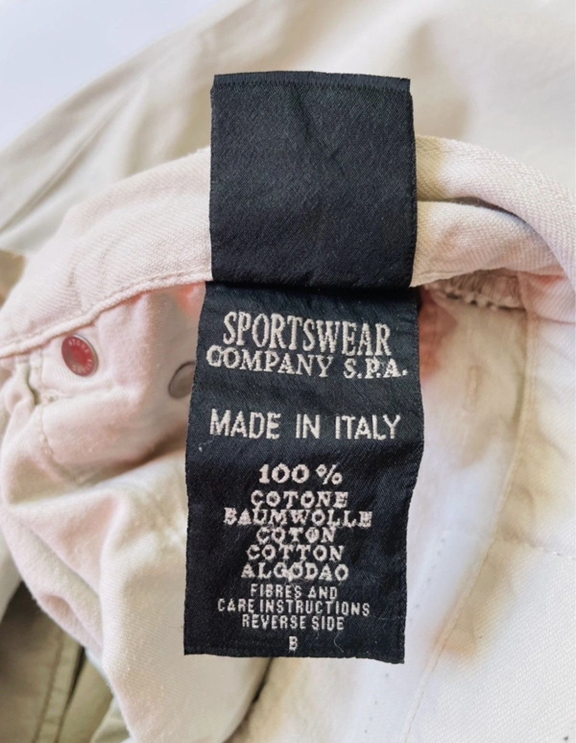 Stone Island Stone Island vintage cotton pants, size 33 Size US 33 - 2 Thumbnail