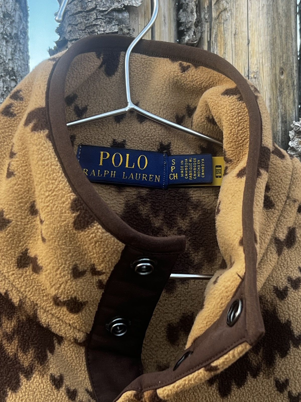 Polo Ralph Lauren Polo Ralph Lauren Fair Isle Snap Fleece Pullover Size US S / EU 44-46 / 1 - 3 Thumbnail