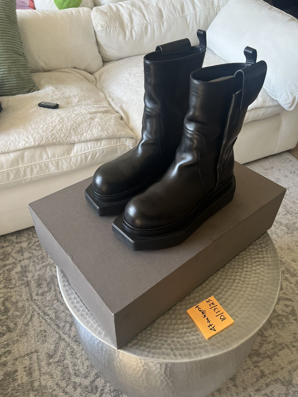 Rick Owens Rick Owens Fog Pocket Cyclops Boots | Grailed