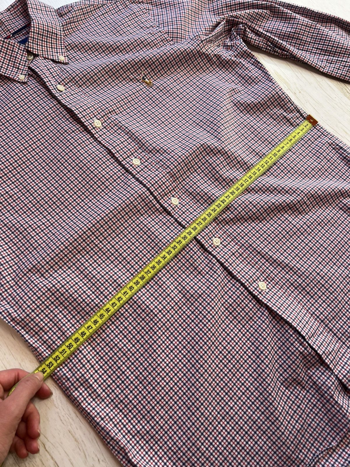 Ralph Lauren Ralph Lauren Slim Fit Plaid Shirt L Blue Red Check Cotton Size US L / EU 52-54 / 3 - 12 Thumbnail