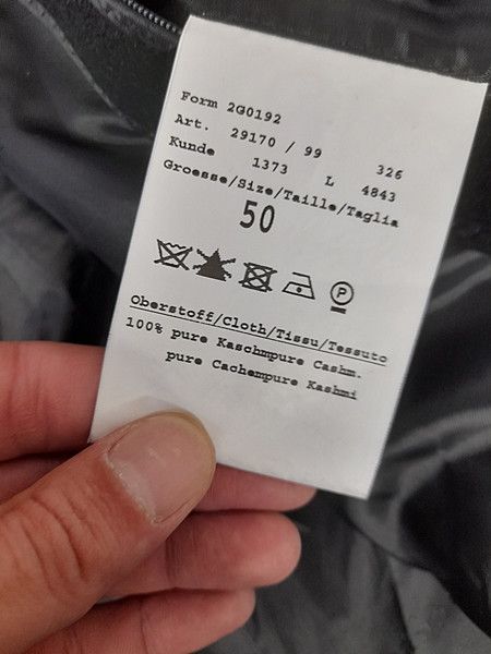 Burberry Burberry Dyplomatka 100% Kaszmir Płaszcz męski 50 Size US M / EU 48-50 / 2 - 8 Thumbnail