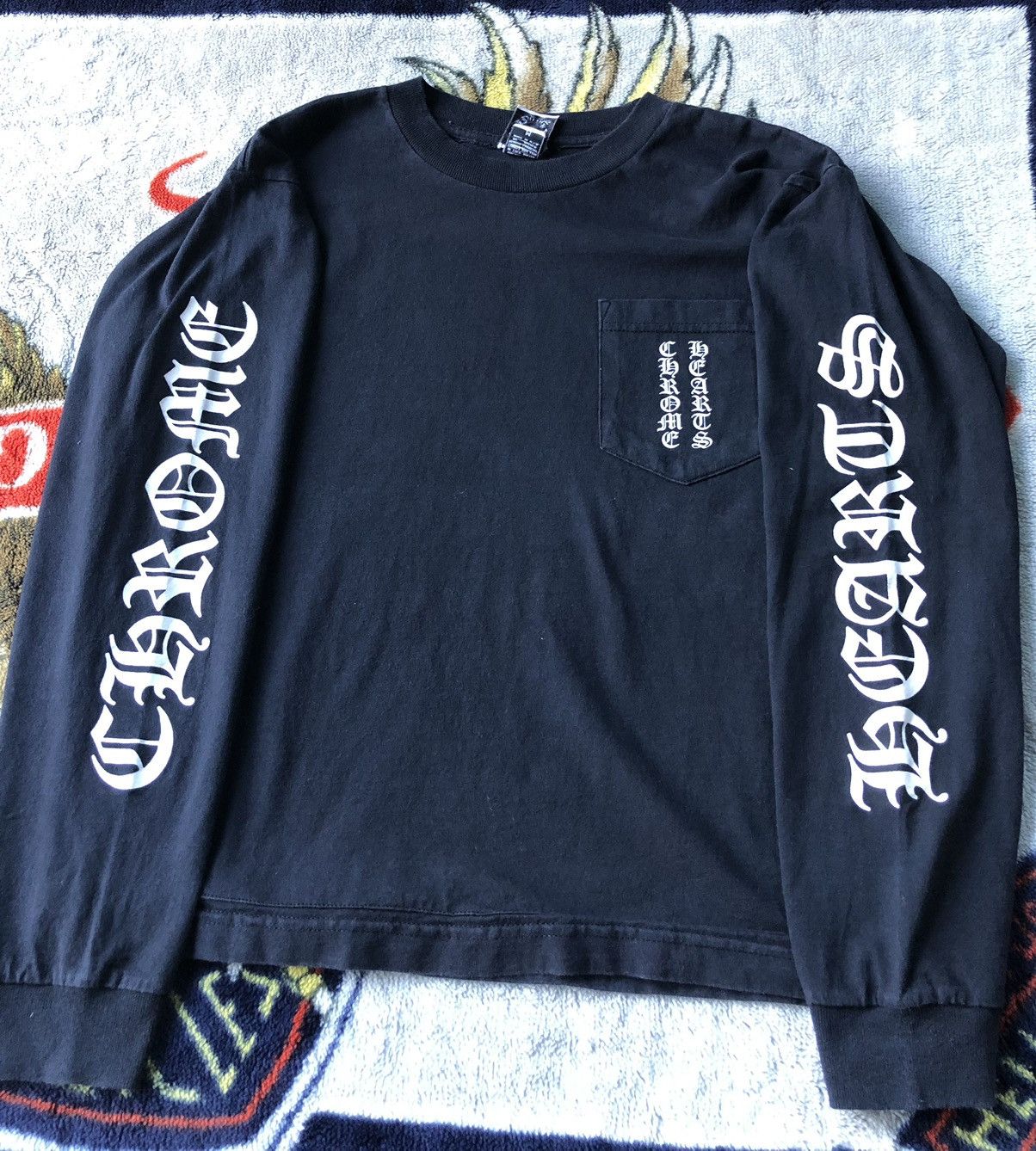 Vintage Chrome Hearts Pocket Long Sleeve Shirt Tee