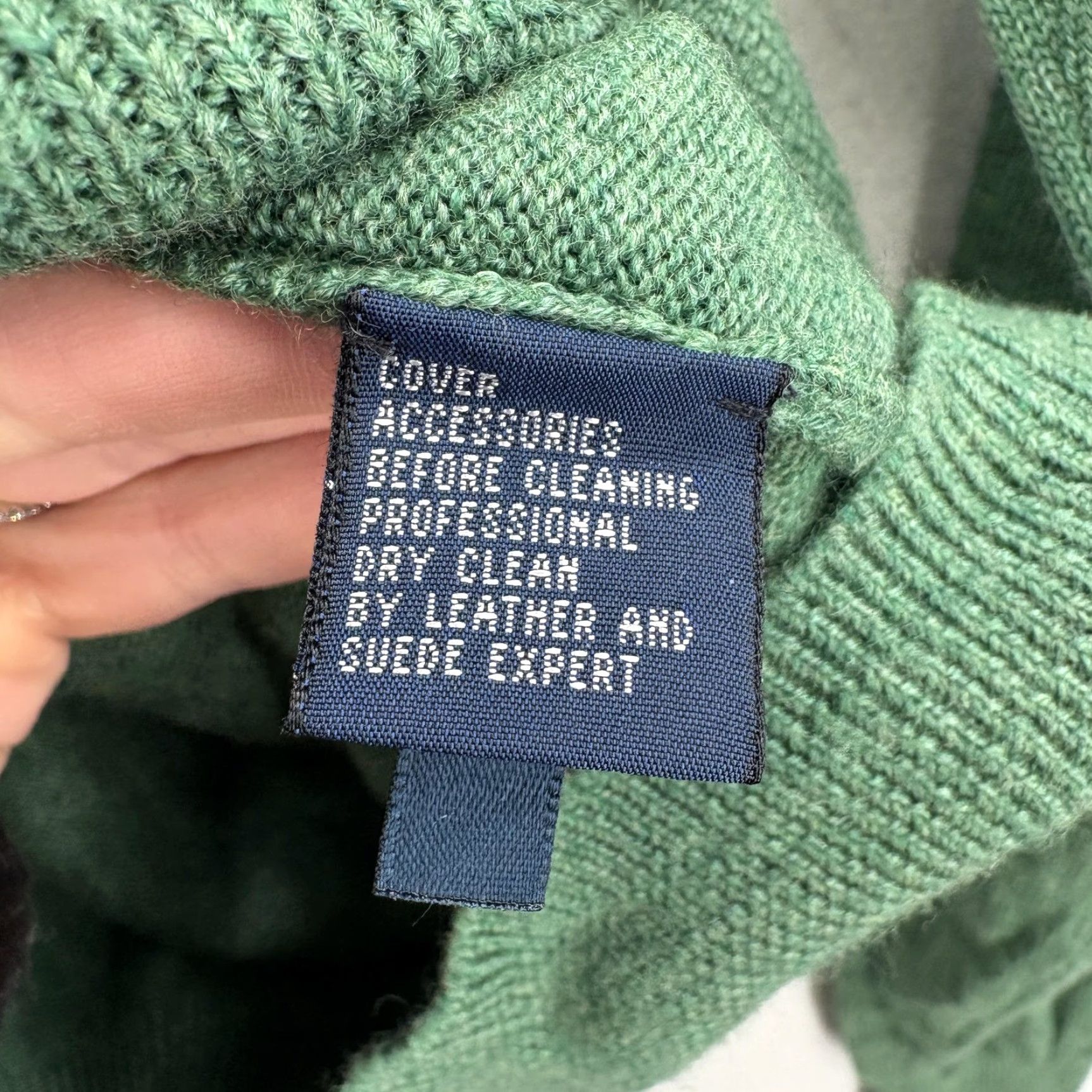 Polo Ralph Lauren VINTAGE Polo Golf Ralph Lauren Sweater Mens XL Green 1/4 Zip Mock Neck Merino Wool Golf Size US XL / EU 56 / 4 - 5 Thumbnail