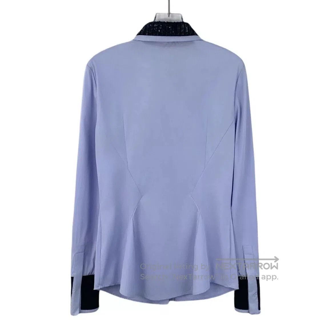 Dior dior blue sequined cotton long sleeve shirt. Size US S / EU 44-46 / 1 - 2 Thumbnail