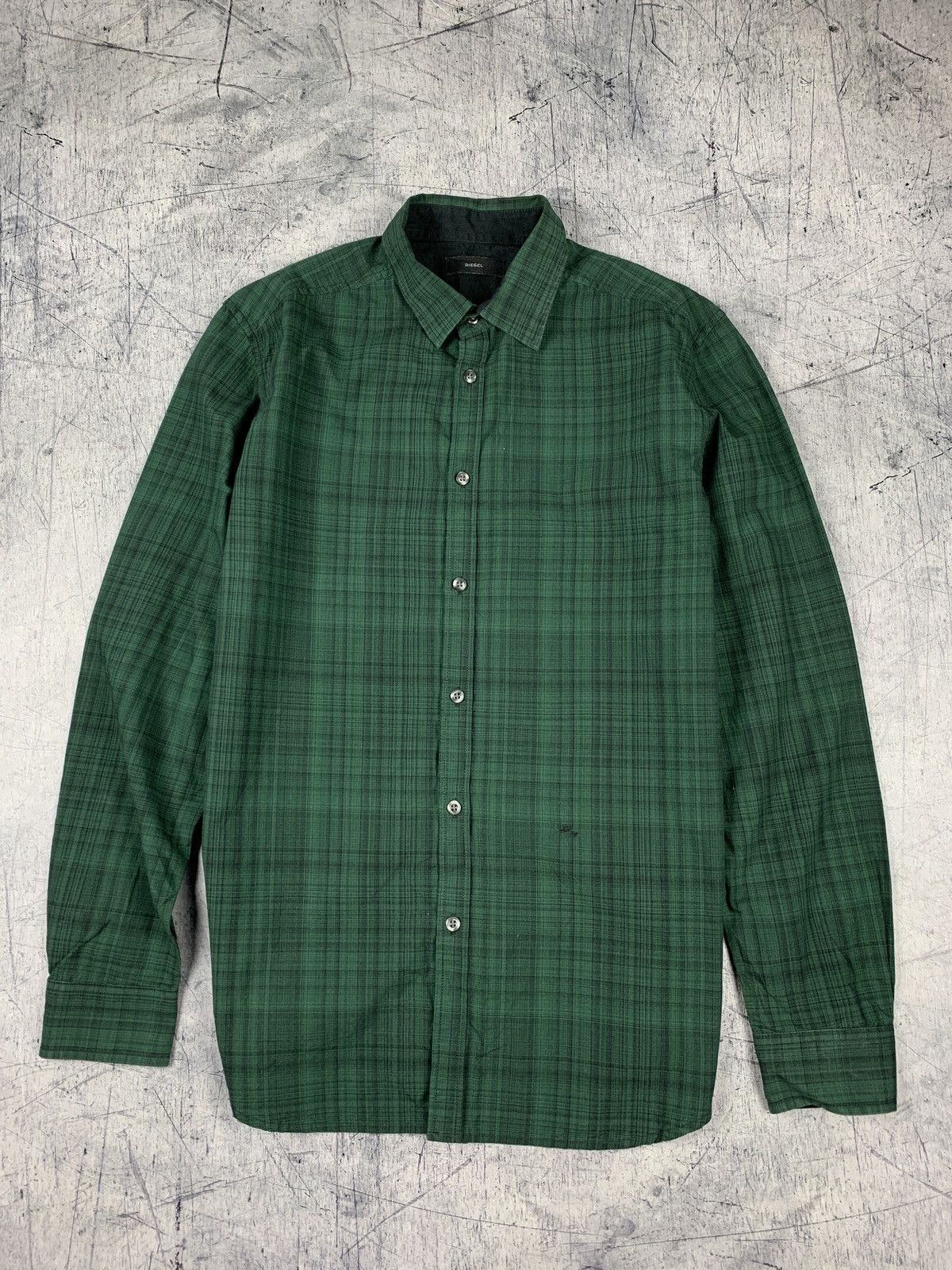 Diesel Y2K Diesel Plaid Button Ups Shirt Size L Size US L / EU 52-54 / 3 - 7 Thumbnail