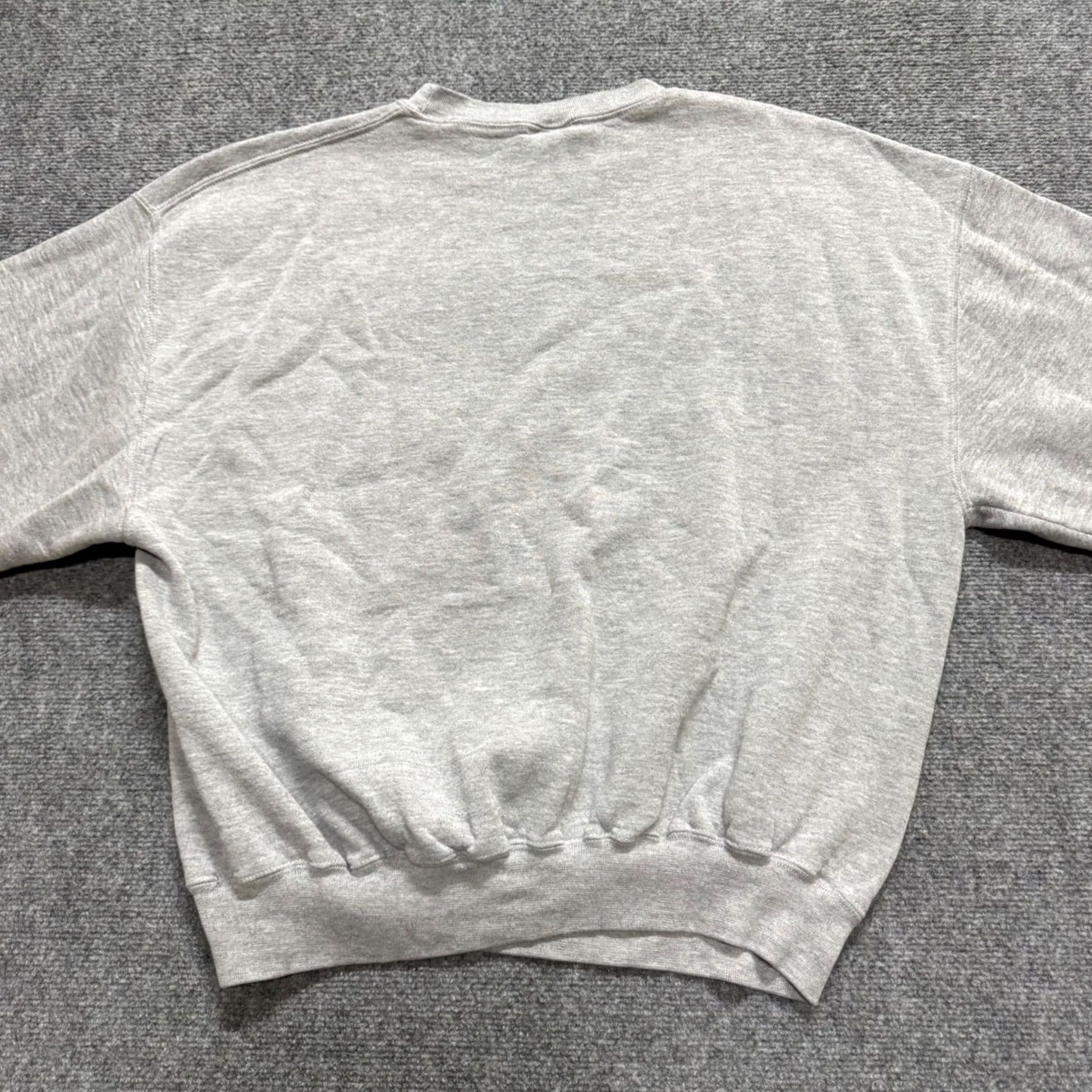 Vintage VINTAGE Russell Pullover Sweatshirt Mens XL Gray Cotton Made In Mexico 90s Crewneck Size US XL / EU 56 / 4 - 2 Thumbnail