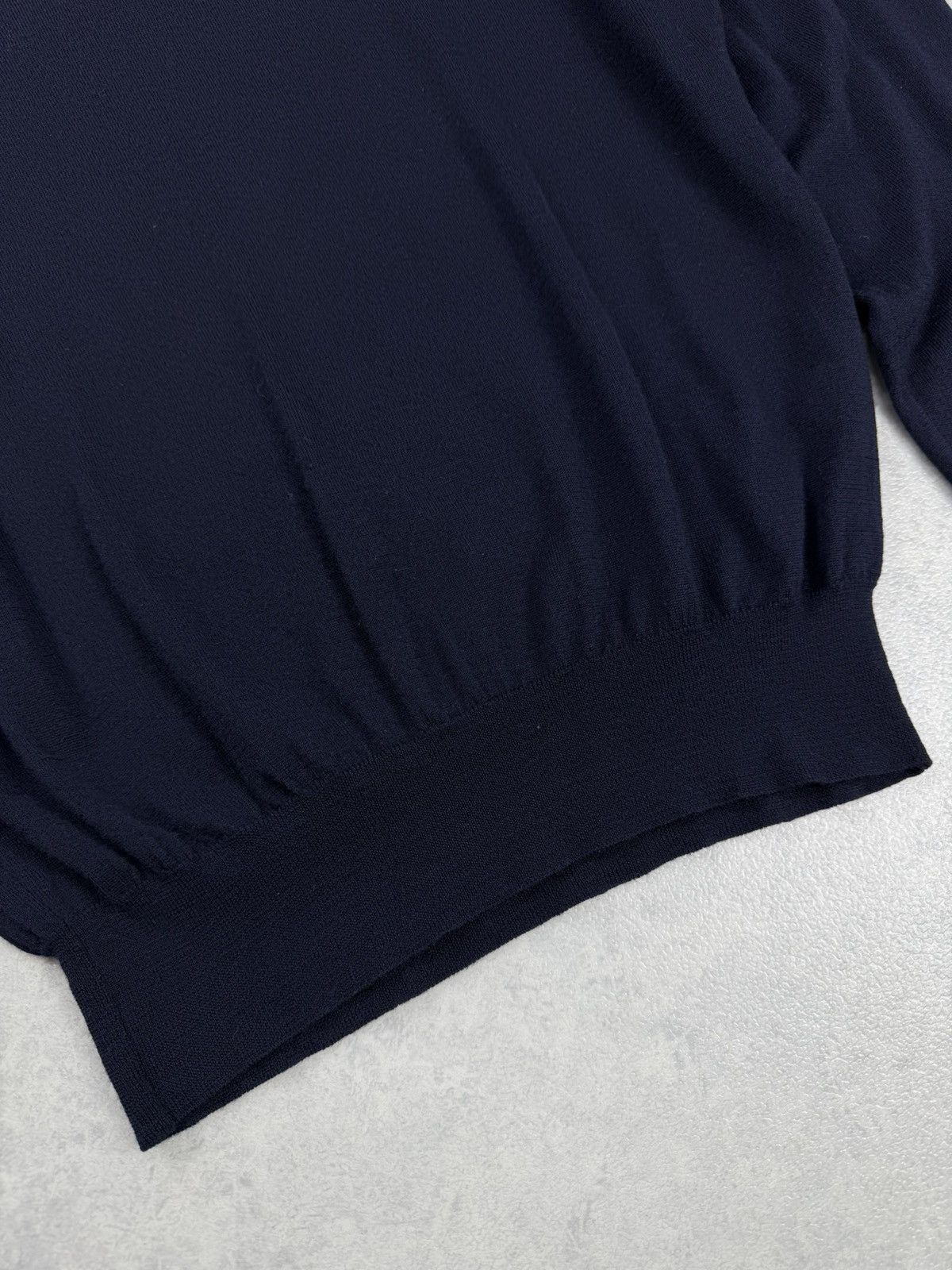 Gran Sasso Gran Sasso Wool Navy Turtleneck Knit Sweater Size 48 Size US S / EU 44-46 / 1 - 4 Thumbnail