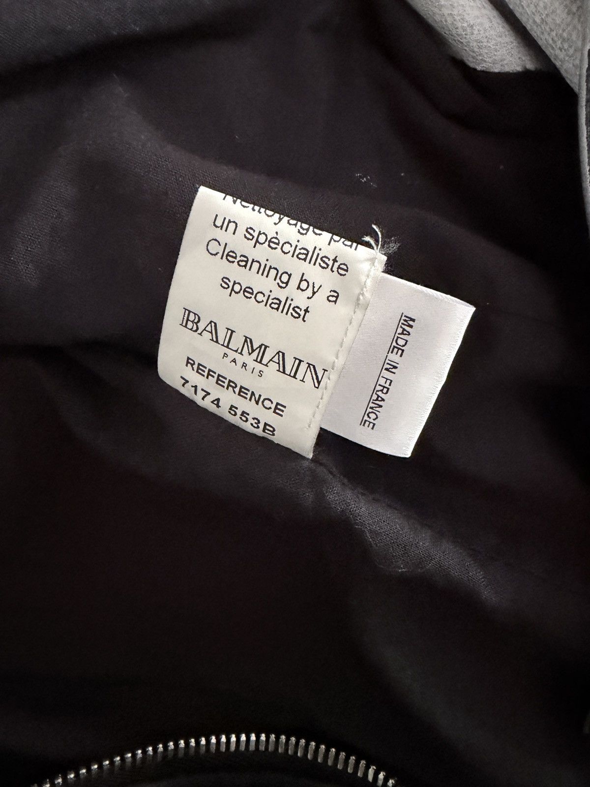 Balmain BALMAIN 11SS Studded Biker Jacket by Christophe Decarnin Size US XS / EU 42 / 0 - 5 Thumbnail