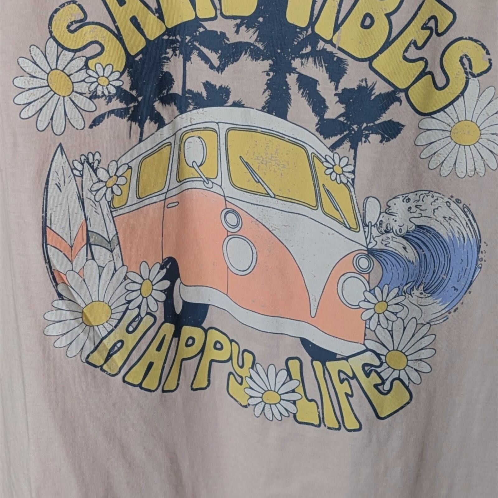 Other Pink Closet Women's L T-Shirt Salty Vibes NWT Size L / US 10 / IT 46 - 8 Thumbnail