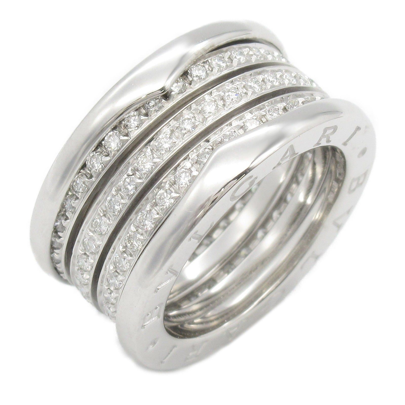 Bvlgari Bvlgari B Zero One Diamond Ring K18Wg (White Gold) Clear Size ONE SIZE - 1 Thumbnail