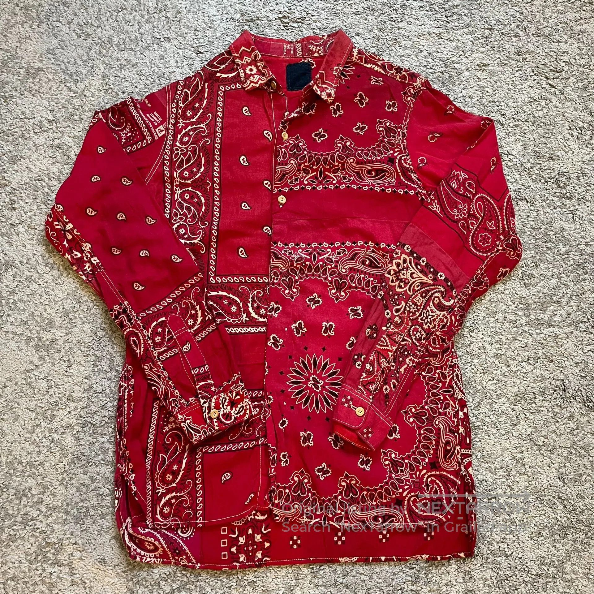 Visvim visvim ICT Long Rider LS Paisley Rare. Size US S / EU 44-46 / 1 - 1 Thumbnail
