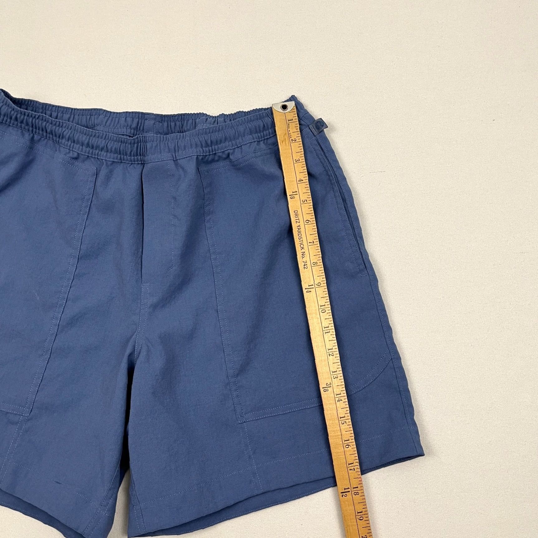 Lululemon Lululemon Relaxed Fit Shorts Mens Large 7" Woven Oasis Blue Active Run M7BGXS Size US 33 - 5 Thumbnail